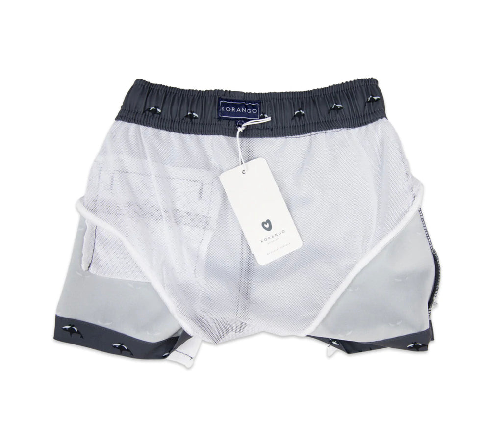Orca Charcoal Quick Dry Swim Board Shorts - Select Size