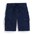 Jersey Cargo Shorts - Navy