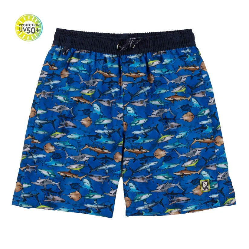 Royal Fish UV Swimsuit Shorts - Select Size